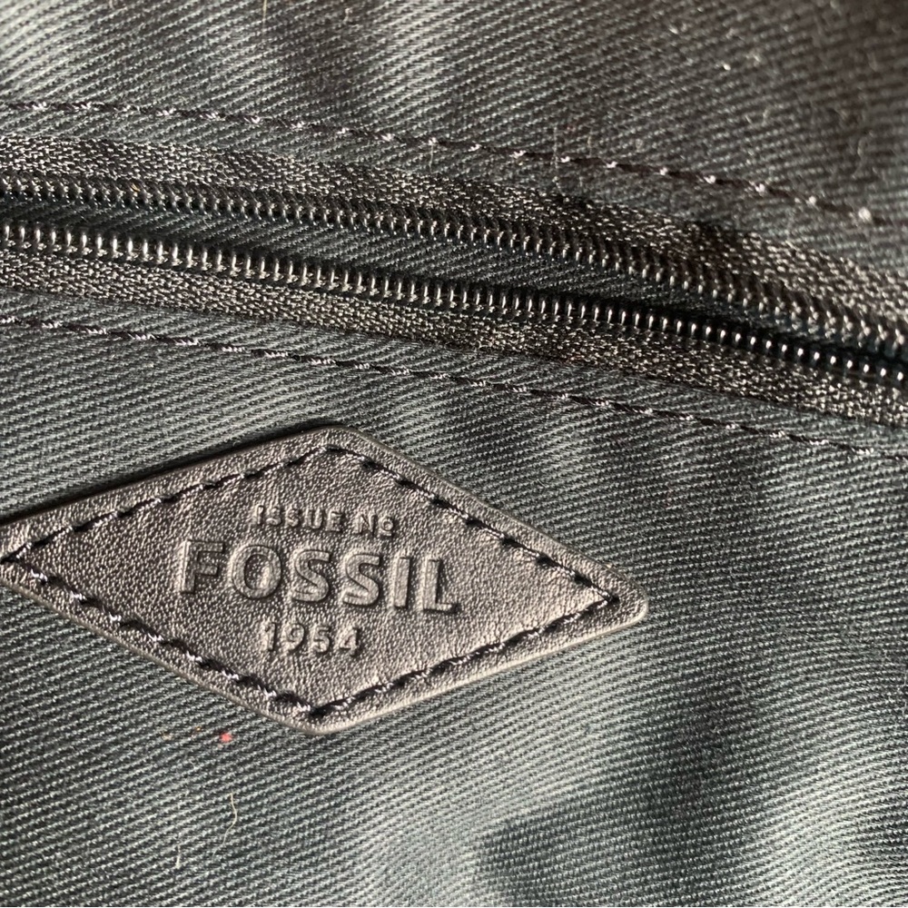 Fossil Black Emma Leather Tote Bag - Picture 3 of 8
